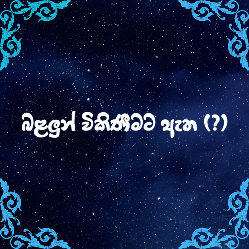 බළලුන් විකිණීමට ඇත (?)