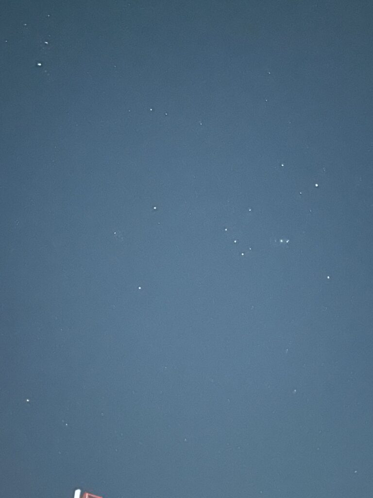 An ordinary night. An extraordinary sky.