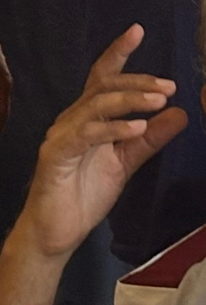 Beautiful hands. Blessed Hands.